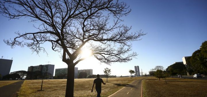 Tempo seco em Brasília.