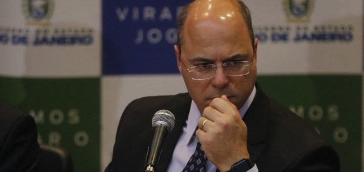 Rio de Janeiro -  Pronunciamento do governador Wilson Witzel e secretários de Estado, no Palácio Guanabara, sobre a morte da menina Ágatha Félix durante ação da Polícia Militar no complexo de favelas do Alemão. (Fernando Frazão/Agência Brasil)