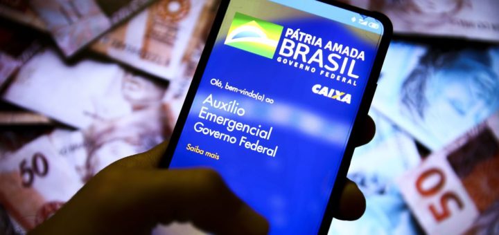 Aplicativo auxílio emergencial do Governo Federal.