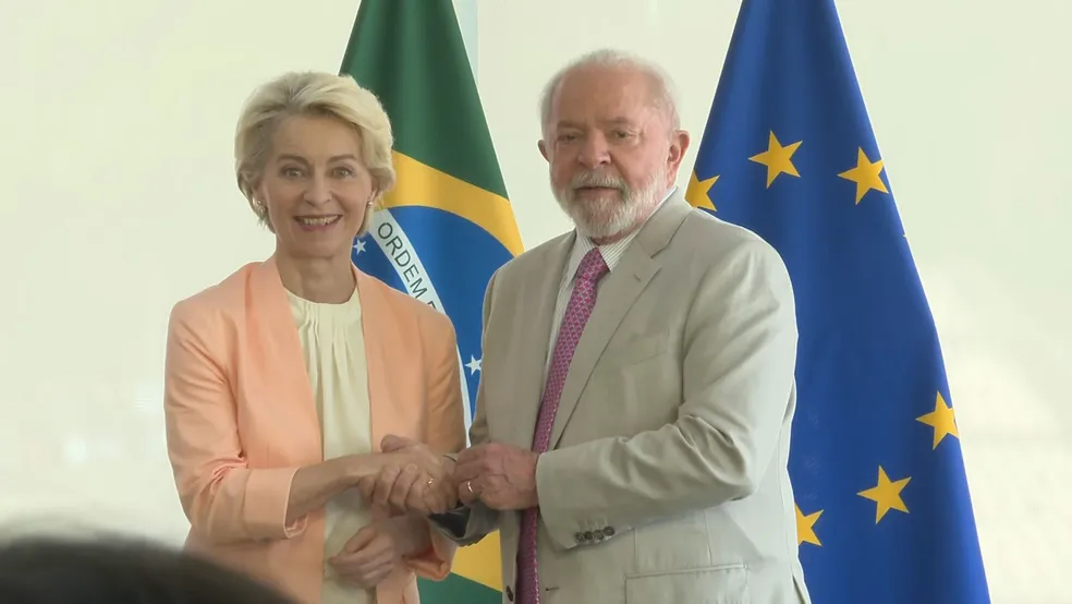 lula e a presidente da UE
