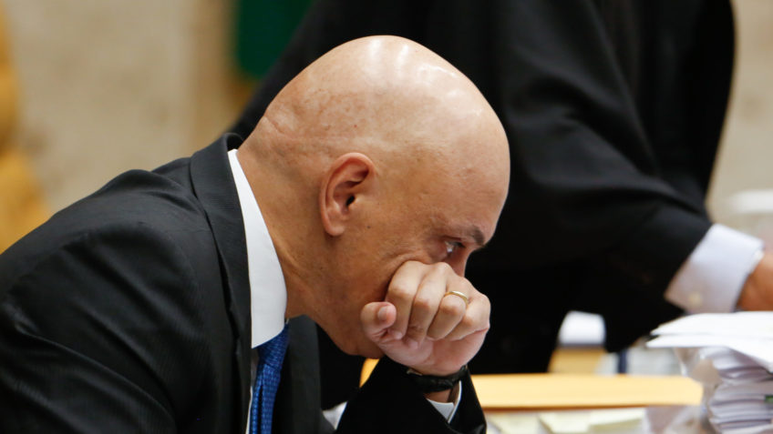 O STF (Supremo Tribunal Federal) inicia  a análise de 4 ações penais contra acusados de envolvimento nos atos extremistas do 8 de Janeiro. o Supremo terá 4 sessões para analisar as 4 ações. A Corte deve analisar 262 ações envolvendo a invasão aos Três Poderes. Os 4 primeiros processos a serem analisados pelo STF tratam de acusados de invasão e depredação dos prédios públicos. O relator é o ministro Alexandre de Moraes. | Sérgio Lima/Poder360 13.set.2023