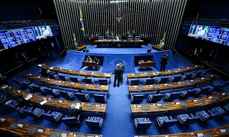 Brasília - Sessão deliberativa extraordinária no plenário do Senado (Marcelo Camargo/Agência Brasil)