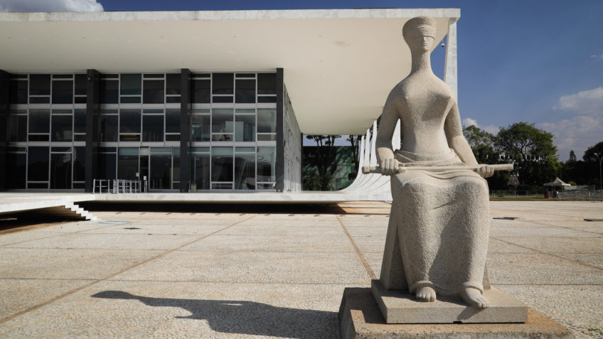 Supremo Tribunal Federal (STF) Estátua da Justiça. | Sérgio Lima/Poder360 01.Ago.2022