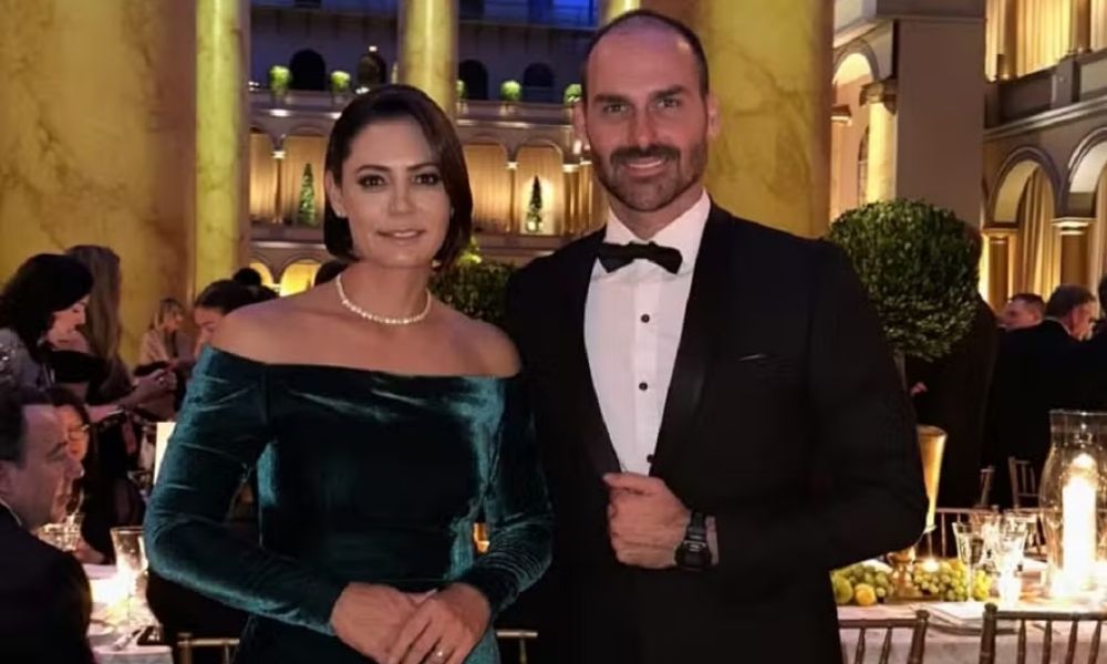 michelle-bolsonaro-e-eduardo-bolsonaro